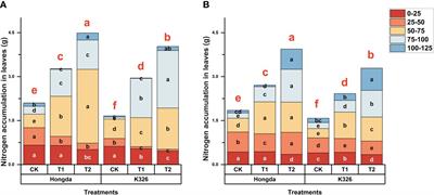 Deciphering the impact of nitrogen morphologies distribution on nitrogen and biomass accumulation in tobacco plants